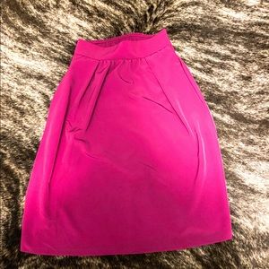 Pink is my signature color midi skirt